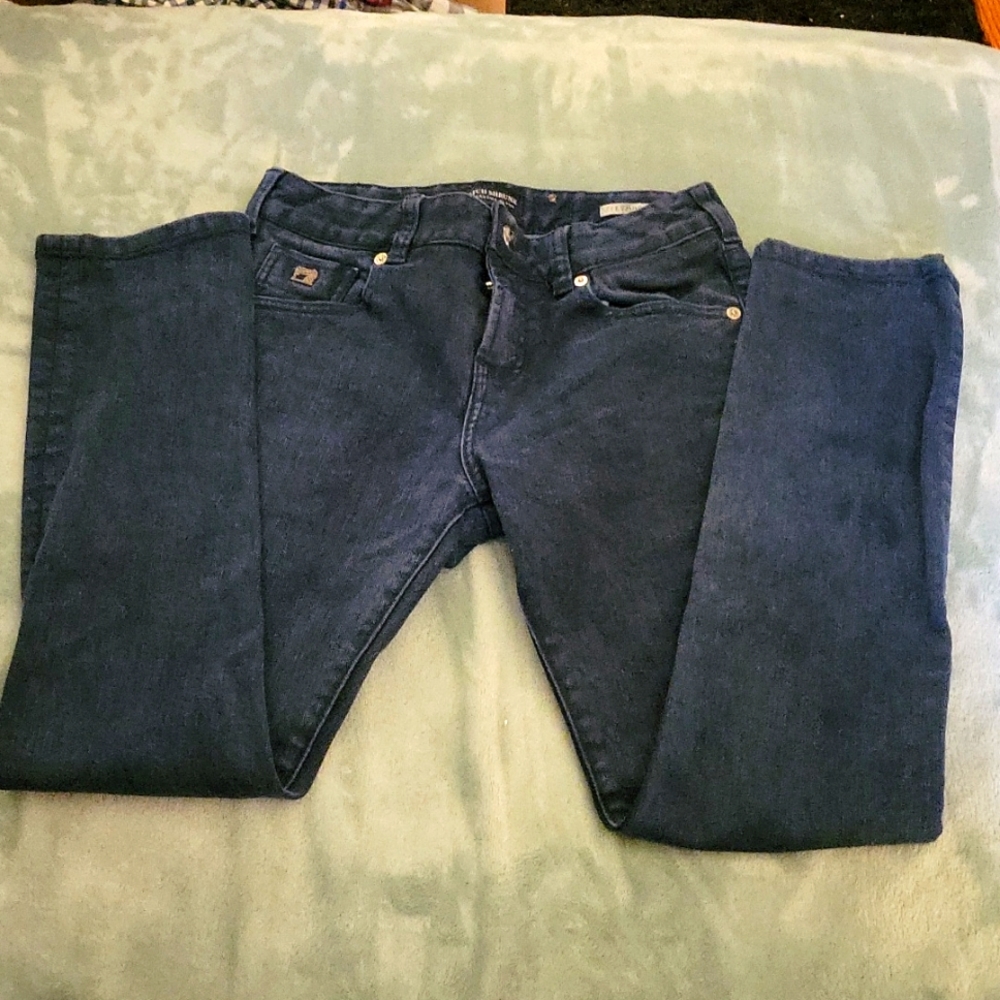 Scotch Shrunk boys size 10/140 blue jeans.
